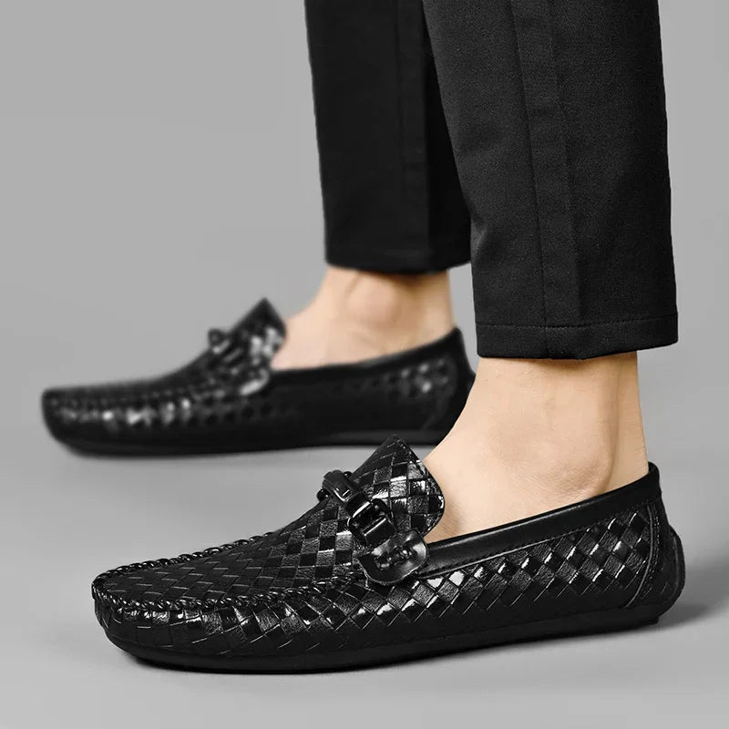 Komfortable loafers i læder til mænd - Maddox