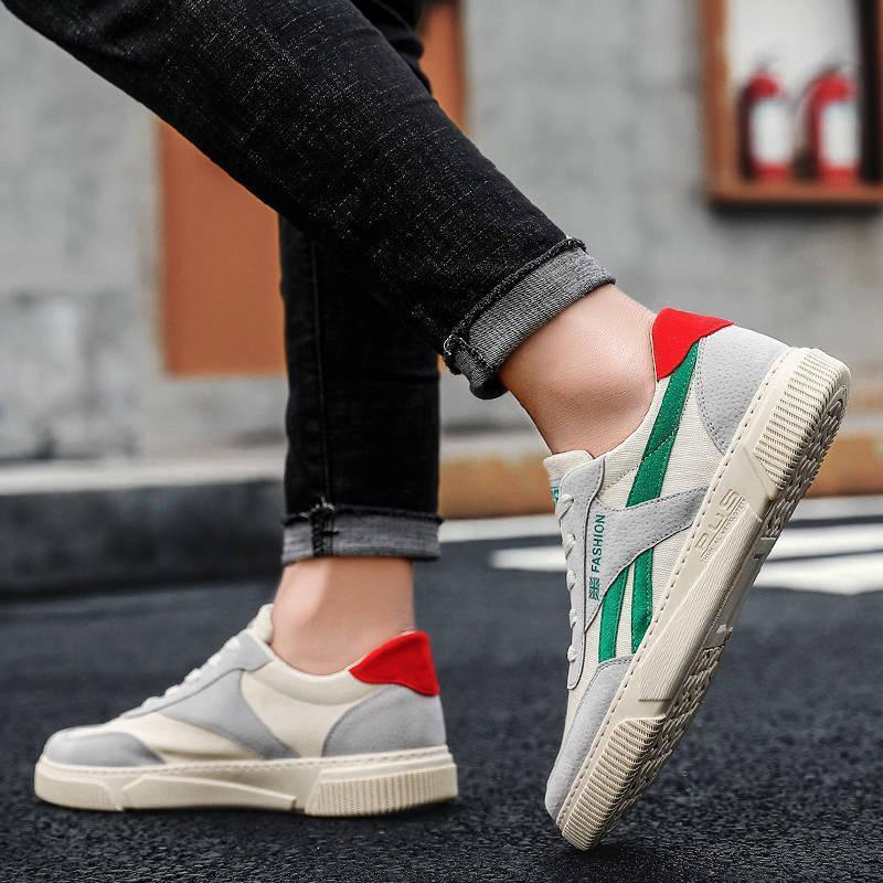 Åndbare Lavt Snit Streetwear Herresneakers - Donaldo