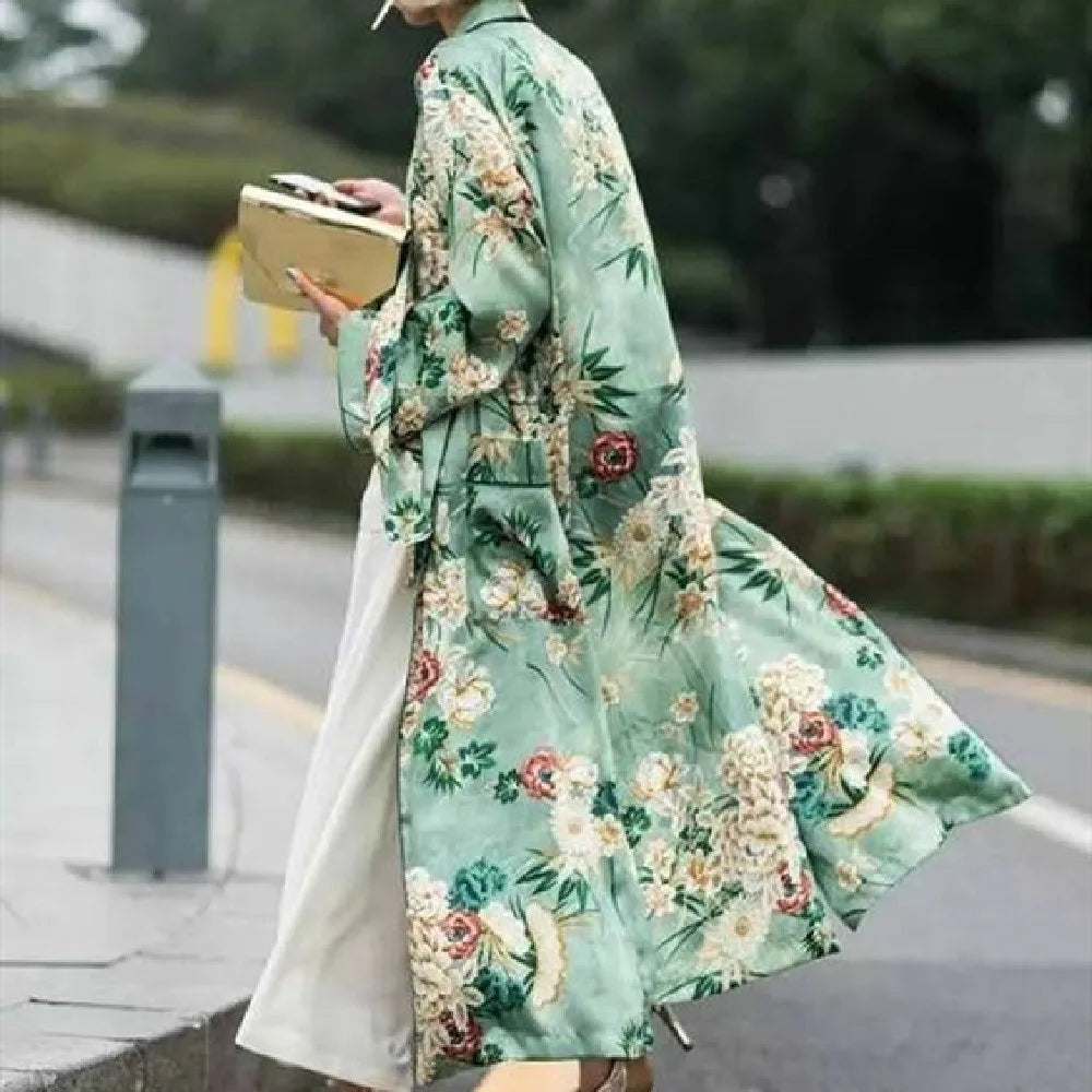 Blomsterstrand Kimono til kvinder - Itaria