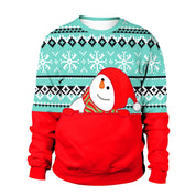Julemanden og nisser julesweater til mænd og kvinder - Johanne