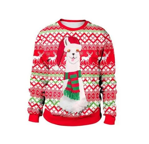 Julemanden og nisser julesweater til mænd og kvinder - Johanne
