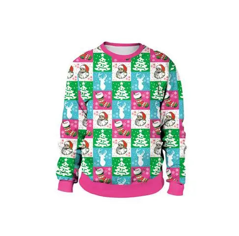 Julemanden og nisser julesweater til mænd og kvinder - Johanne