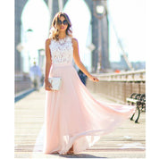 Elegant Maxi Blondekjole i Brudebryllupsstil - Loriana