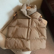 Kirsty | Vest til kvinder - Tykt foret dunvest i løs Harajuku-stil