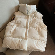 Kirsty | Vest til kvinder - Tykt foret dunvest i løs Harajuku-stil