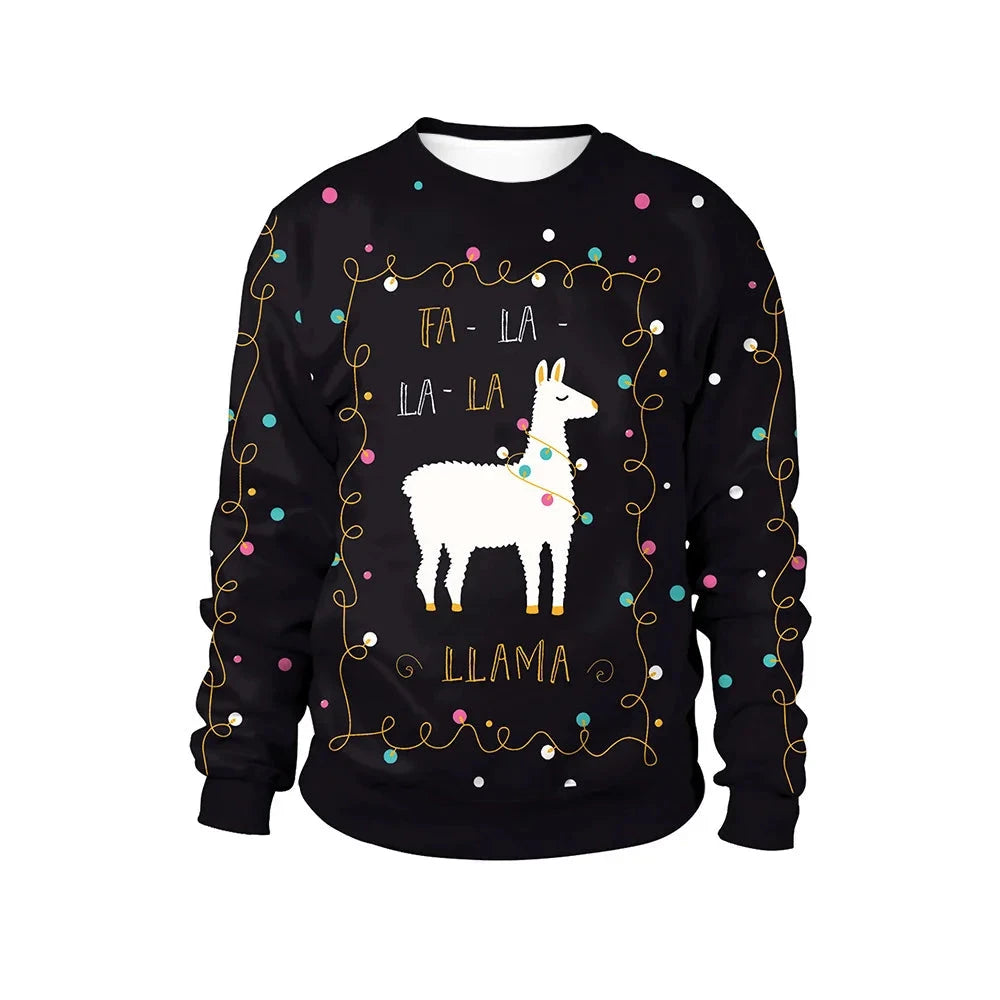 Julemanden og nisser julesweater til mænd og kvinder - Johanne