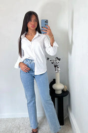 Para | Glitrende denimbukser med diamanter