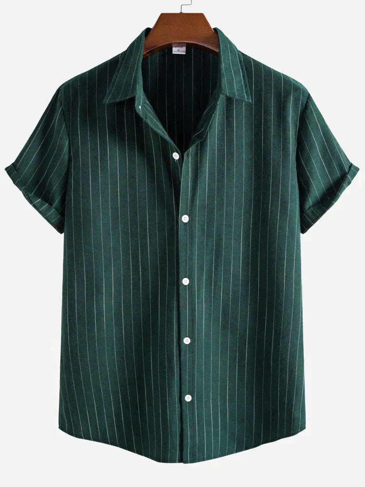 Samon - Let sommerskjorte med vintage-look