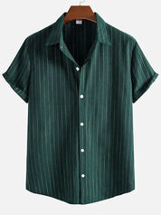 Samon - Let sommerskjorte med vintage-look