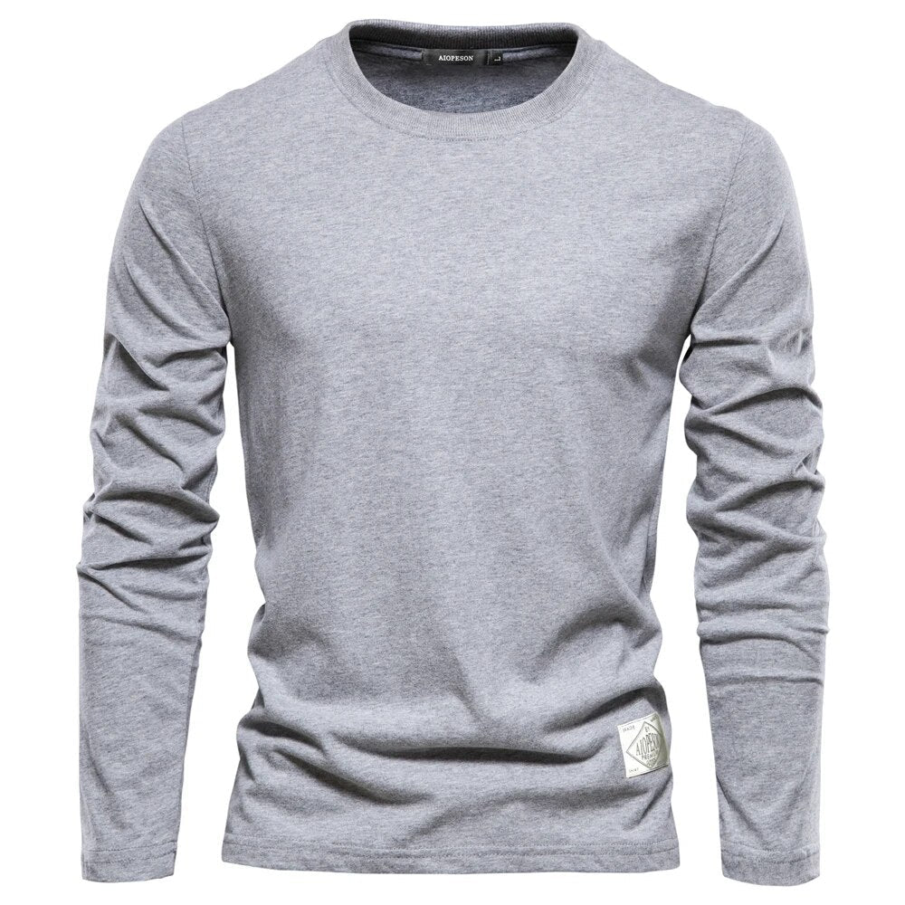 Klassisk langærmet T-shirt - Levly