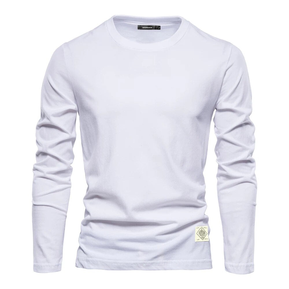Klassisk langærmet T-shirt - Levly