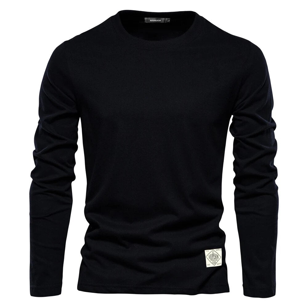 Klassisk langærmet T-shirt - Levly