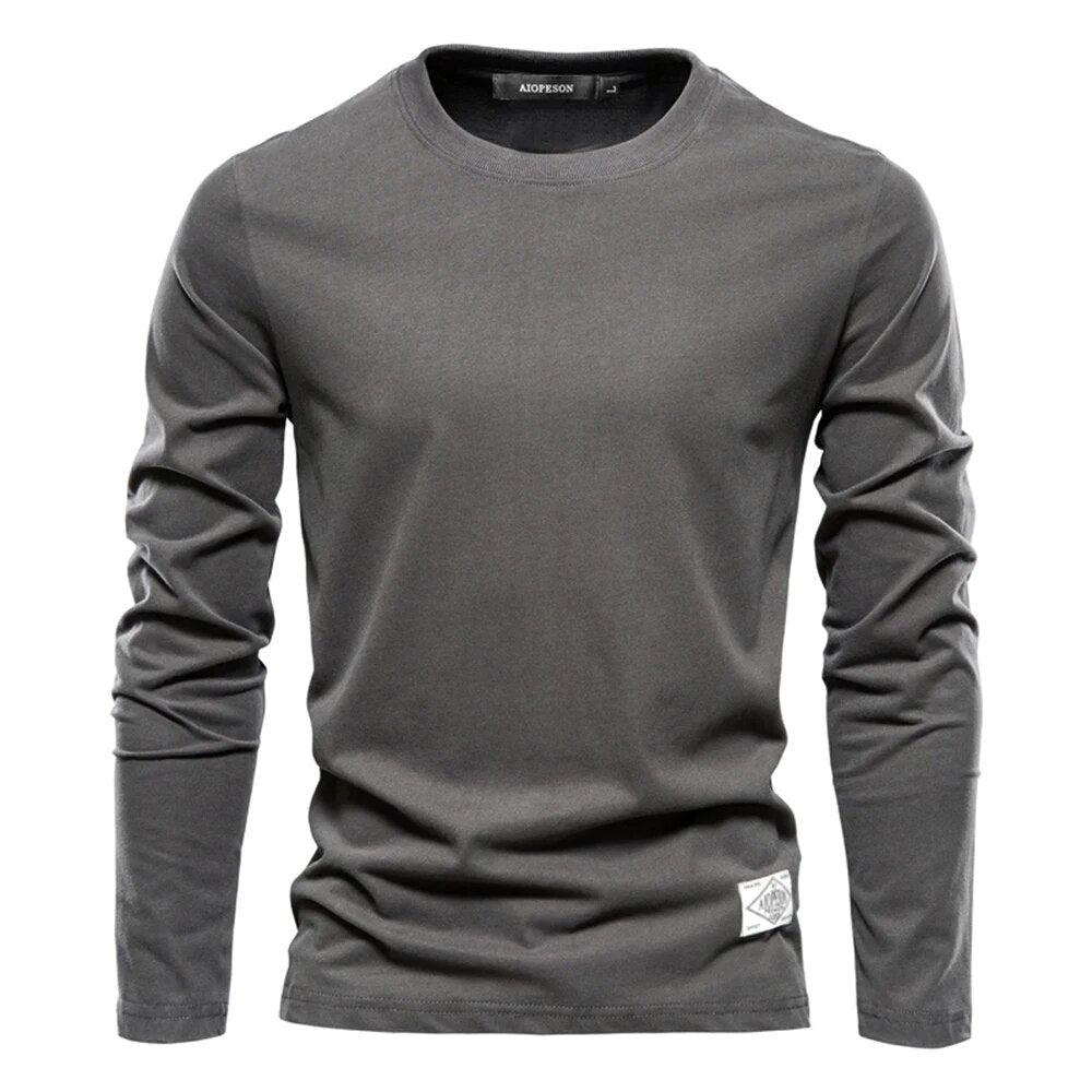 Klassisk langærmet T-shirt - Levly