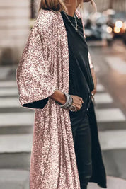 Morah | Moderigtig cardigan med pailletter