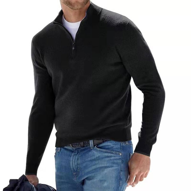 Langærmet herresweater - Micael