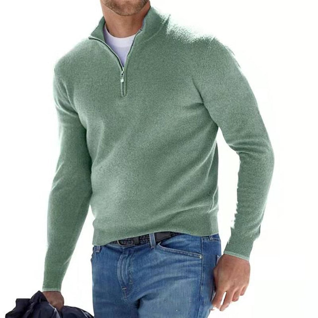 Langærmet herresweater - Micael