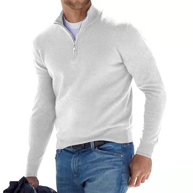 Langærmet herresweater - Micael