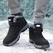Vandtætte sneakers Vinterstøvler Udendørs skridsikre varme vandresko - Ausren