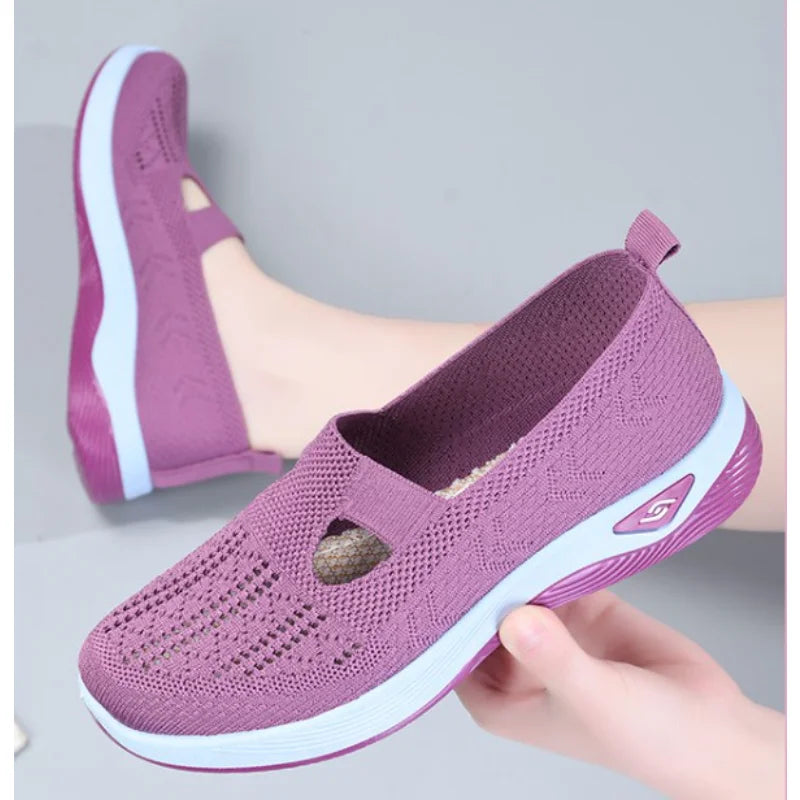 Clarita | Ortopædiske mesh-slip-on-sko til kvinder