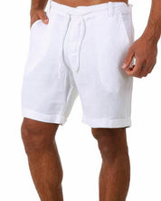 Shorts i hør til mænd - Kob