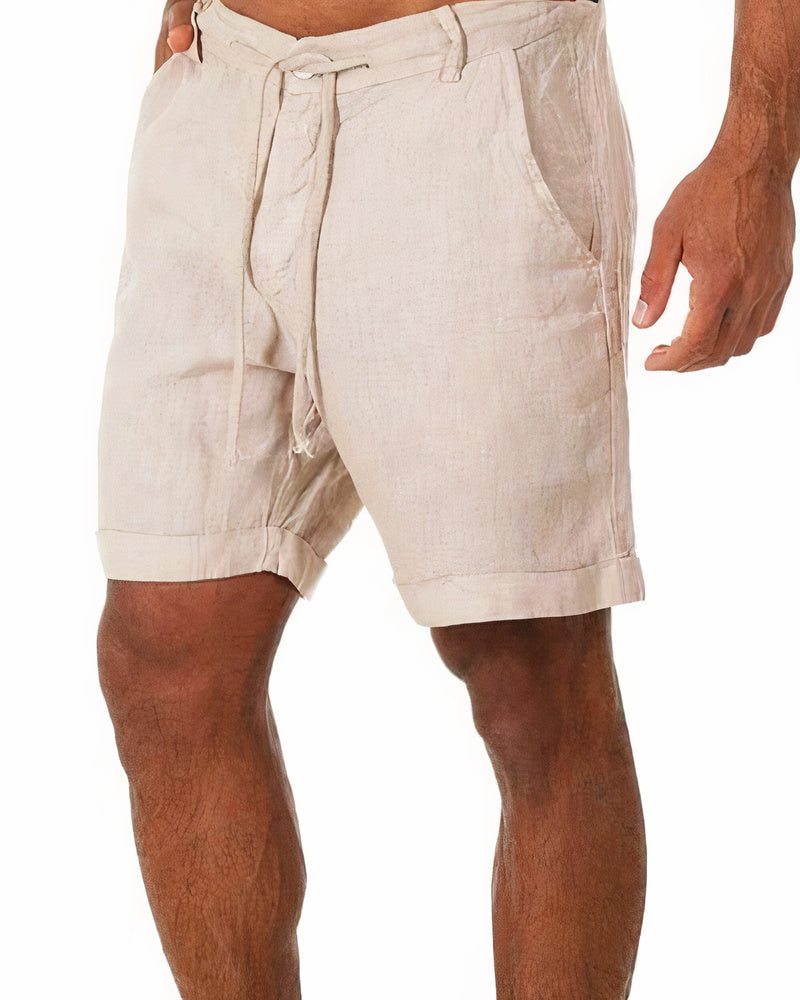 Shorts i hør til mænd - Kob