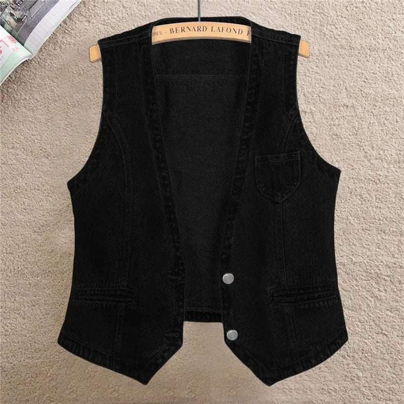 Streetwear ærmeløs vest til kvinder - Tanei