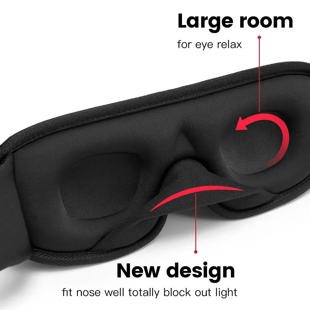Sleeppro | UltraComfort 3D-søvnmaske: Perfekt mørke