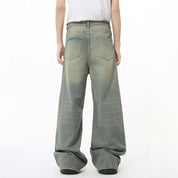 Vintage Baggy Denimbukser til Mænd - Gargi
