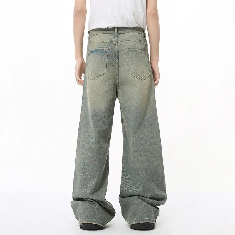Vintage Baggy Denimbukser til Mænd - Gargi