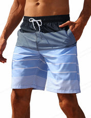 Stribe Boardshorts til mænd - Strandtøj - Thinzo