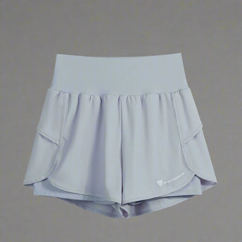 Yogashorts til Kvinder med Lommer - 2-i-1 Funktion - Hillary