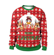 Julemanden og nisser julesweater til mænd og kvinder - Johanne