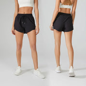 2-i-1 Løbeshorts til Kvinder, Yoga og Fitness - Sitha