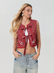 Y2k Bandana Streetwear Vest - Oriana