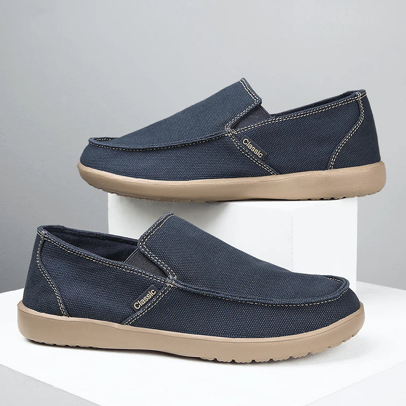 Åndbare Herrelærredssneakers til Forår og Sommer - Shoon