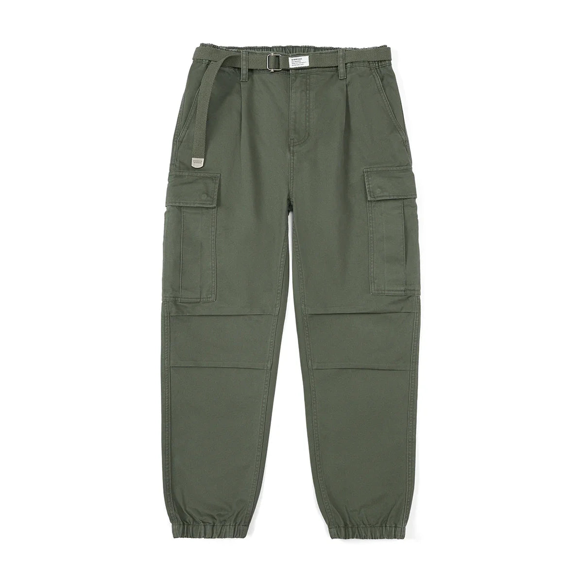Mænds ren Bomuld Løse Tilspidsede Cargobukser | Streetwear Stil - Kenni