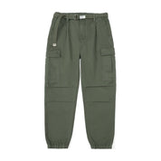 Mænds ren Bomuld Løse Tilspidsede Cargobukser | Streetwear Stil - Kenni