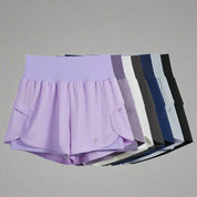 Yogashorts til Kvinder med Lommer - 2-i-1 Funktion - Hillary
