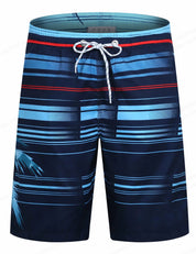 Stribe Boardshorts til mænd - Strandtøj - Thinzo