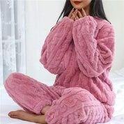 Pyjamassæt lavet af blød fleece - Renda