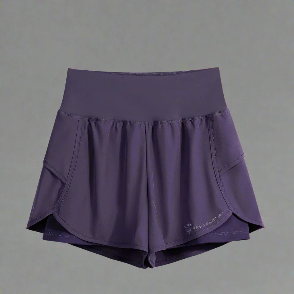 Yogashorts til Kvinder med Lommer - 2-i-1 Funktion - Hillary