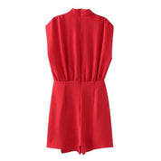 Elegant Jumpsuit med Høj Hals uden ærmer til Kvinder - Malina