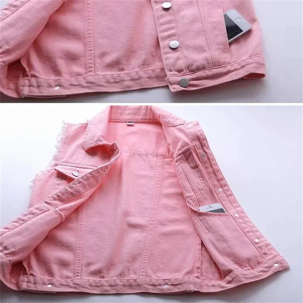 Ærmeløs denimvest til kvinder i lyse farver | Forårs kollektion - Khanda