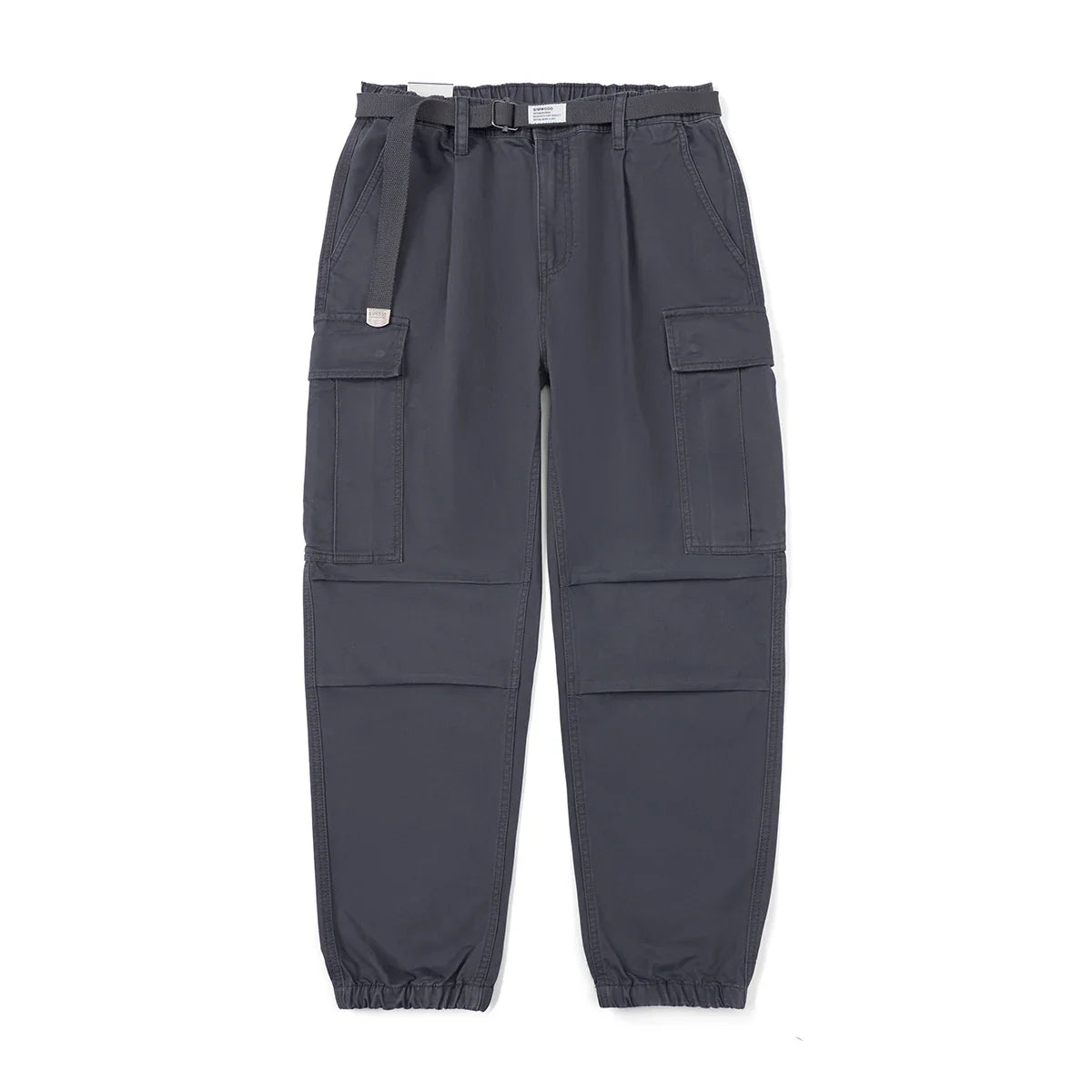 Mænds ren Bomuld Løse Tilspidsede Cargobukser | Streetwear Stil - Kenni