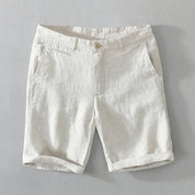 Mænds Linnedshorts med Mellemtalje | Sommer | Forår - Carco