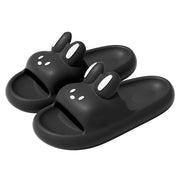 Unisex Kaninpolstrede Badetøfler - Piper