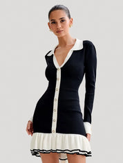 Strik Bandage Mini Sommerkjole - Virina