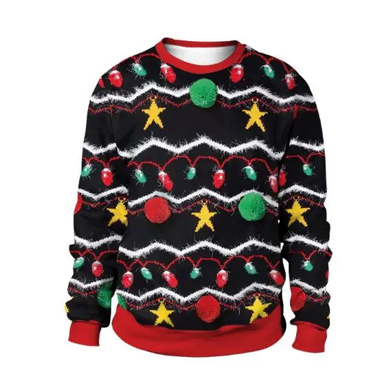 Julemanden og nisser julesweater til mænd og kvinder - Johanne