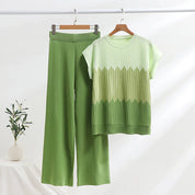 Gradient strik lounge Sommer todelt sæt - Geronia
