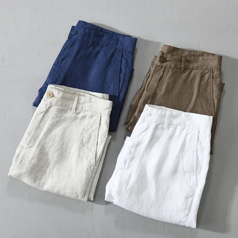 Sommershorts i Rent Hør til Mænd | Forår | Sommer - Lauvo